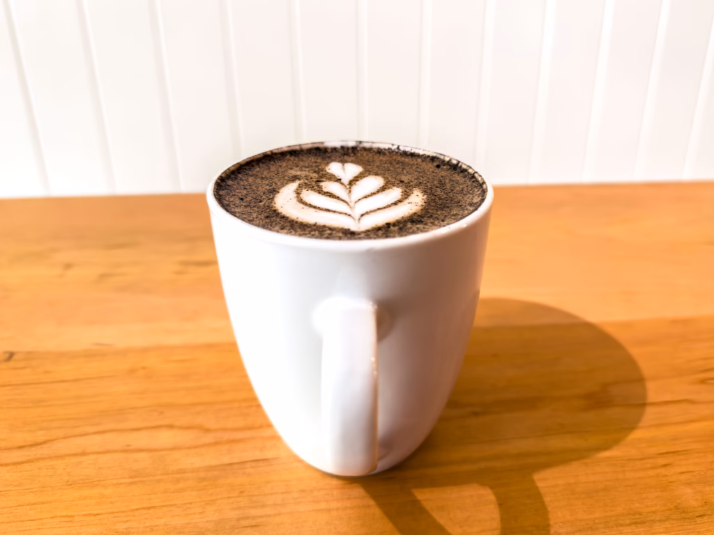Cappuccino at Highwheeler Coffee Fort Plain NY, Erie Canal 3rd wave coffee guide