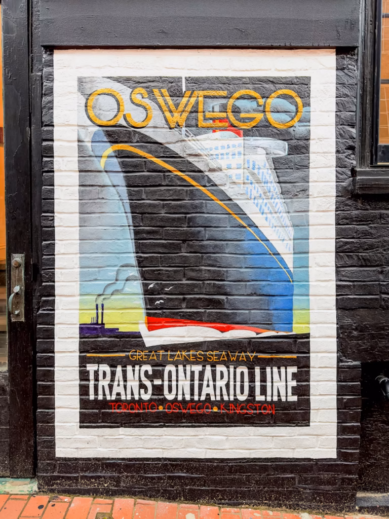 Oswego Trans-Ontario Line mural