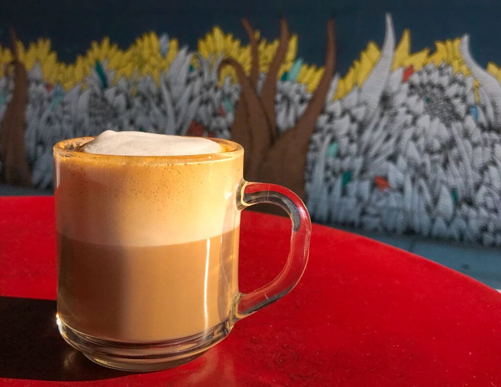 Photo of a cappuccino at Makers & Finders