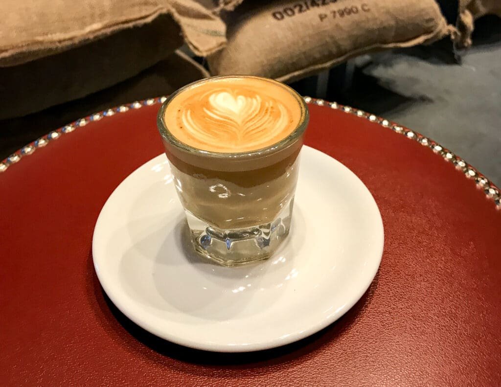 Photo of a cortado at Sambalate in Las Vegas