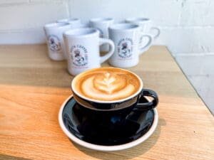 Photo of a cappuccino at Vesta Coffee in Las Vegas Nevada, Las Vegas specialty coffee guide