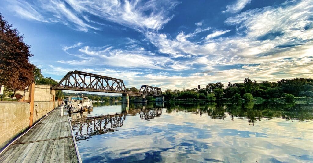 Erie Canal at Waterford, New York
