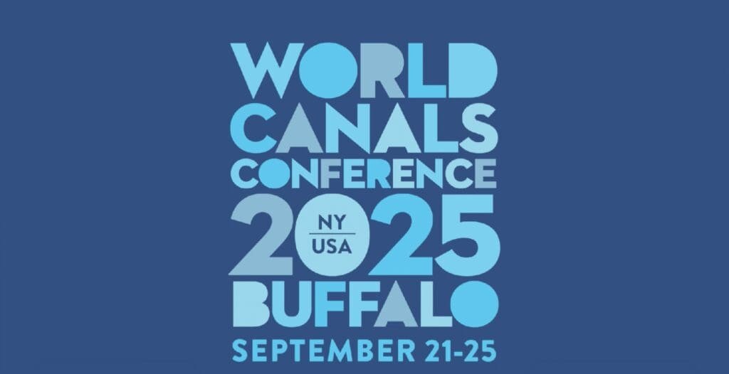 World Canals Conference 2025 in Buffalo New York on September 21-25 logo