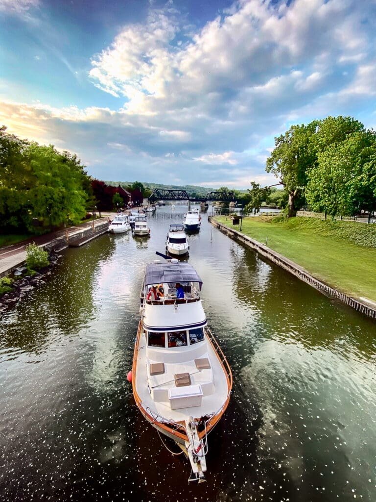 Lock along the Erie Canalway