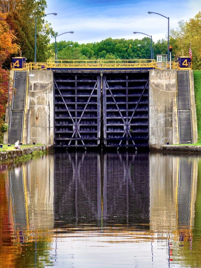 Lock along the Erie Canalway