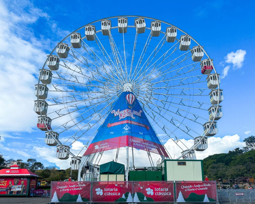 Ferris Wheel at Wonderland Lisboa Christmas Market