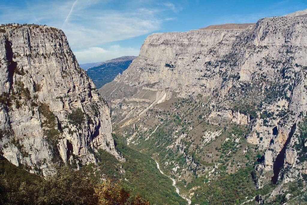 Vikos, Gorge is Europe's deepest gorge and a prominent landmark in Epirus Greece. Photo by Paul Kostadimas © SporlightSojourns.com