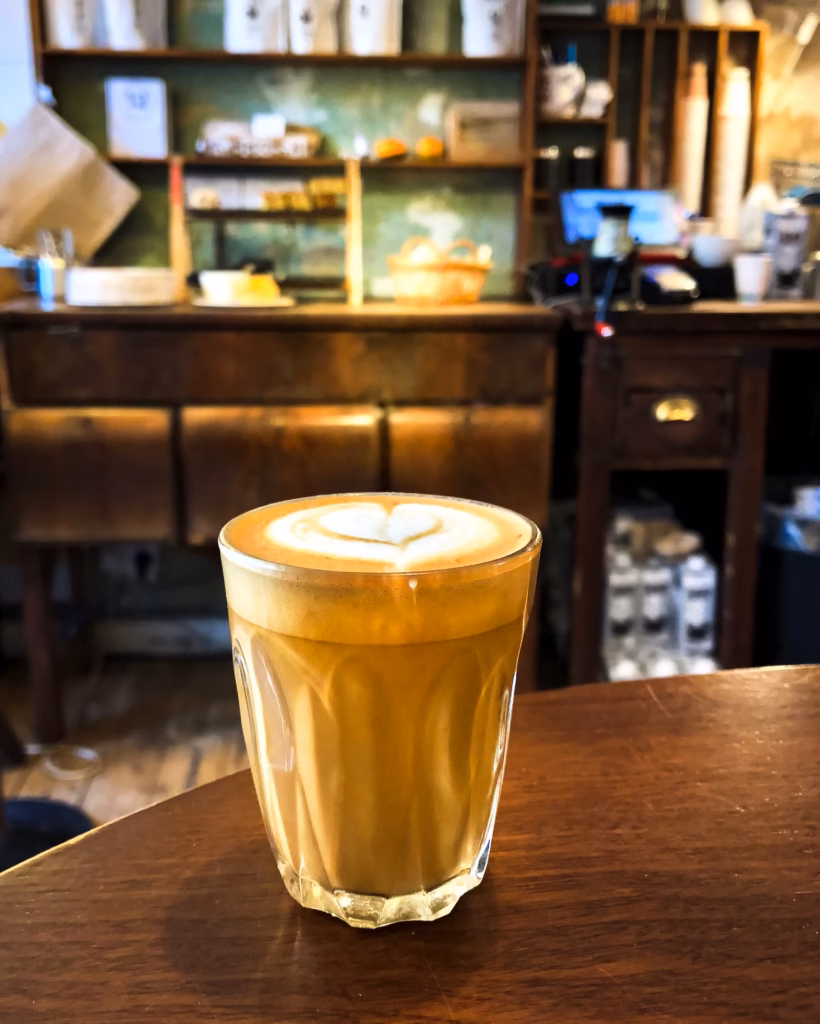 A cortado in Edinburgh