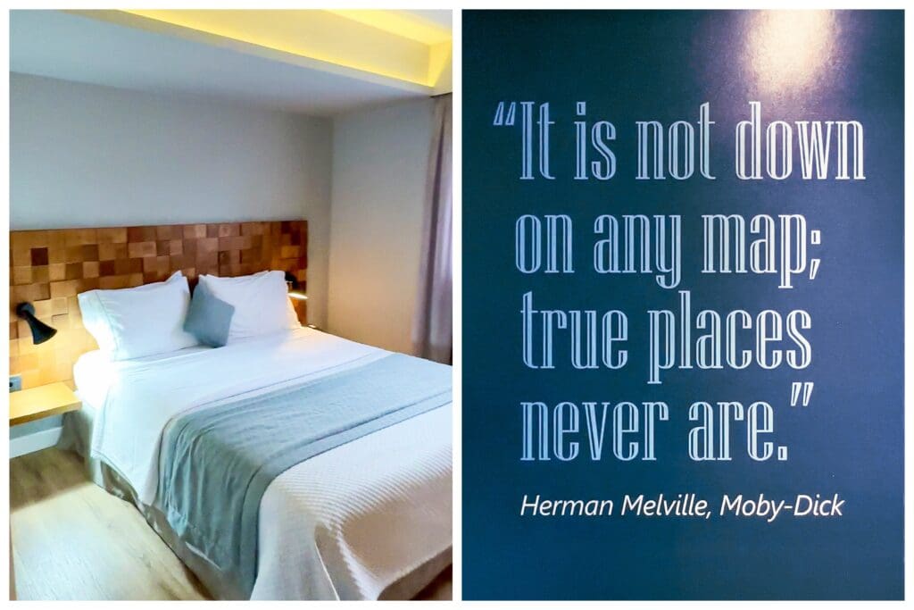 Literary themed rooms in Apollon Library Suites Hotel in Nafpaktos - the Moby Dick room