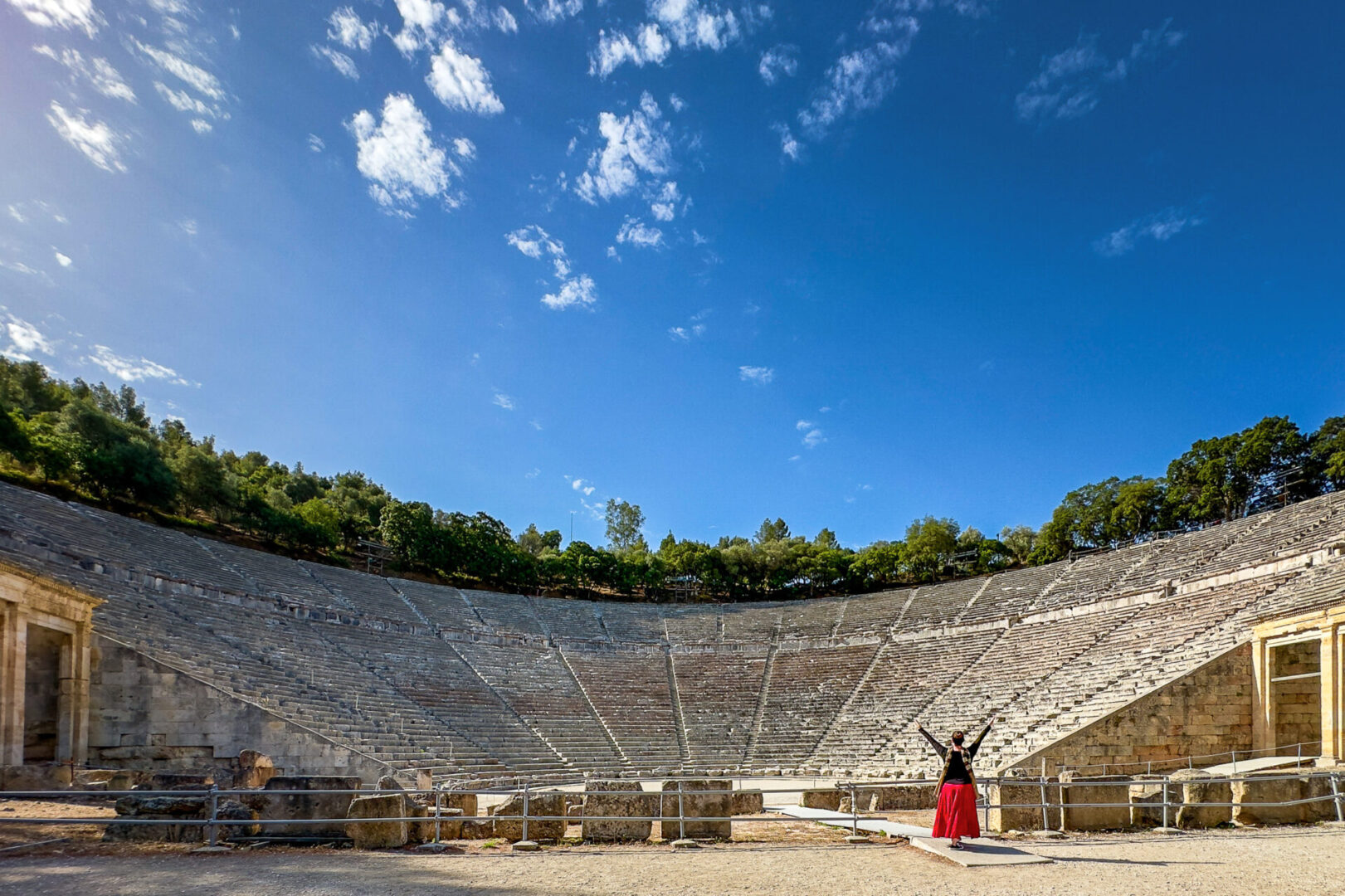 Epidaurus theater early in the morning