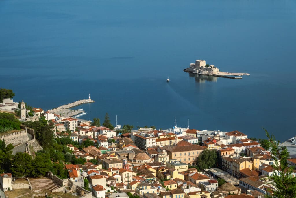 Acronafplia is a great neighborhood to stay in Nafplio Greece