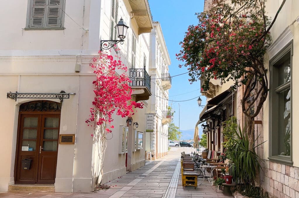 Nafplio Old Town with Neo Classical buildings