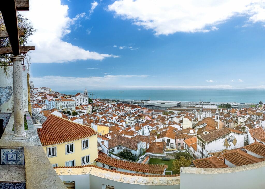 The vista from the Miradouro of Santa Luzia