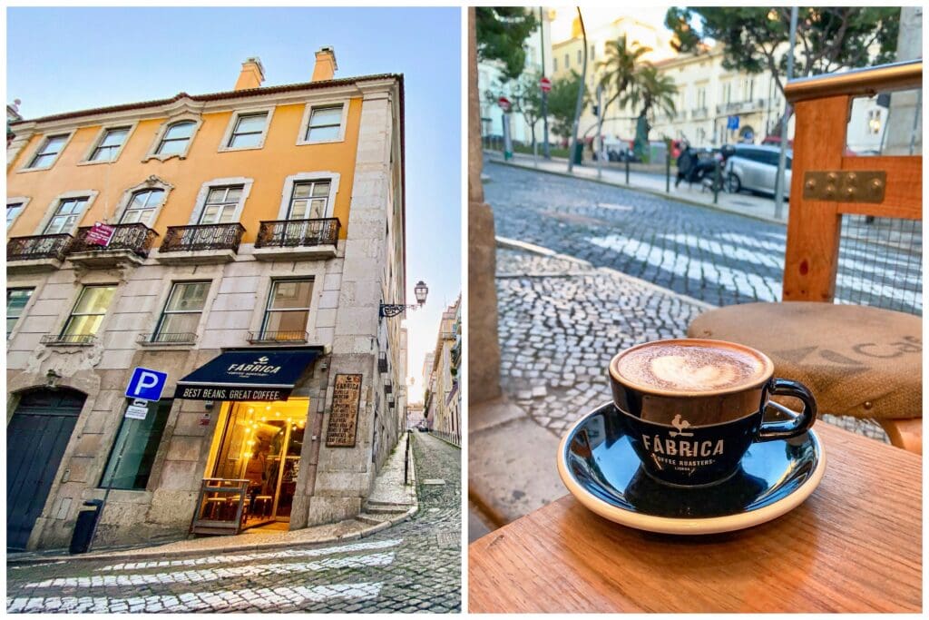 Fabrica Coffee Roasters third wave coffee shop in Chiado