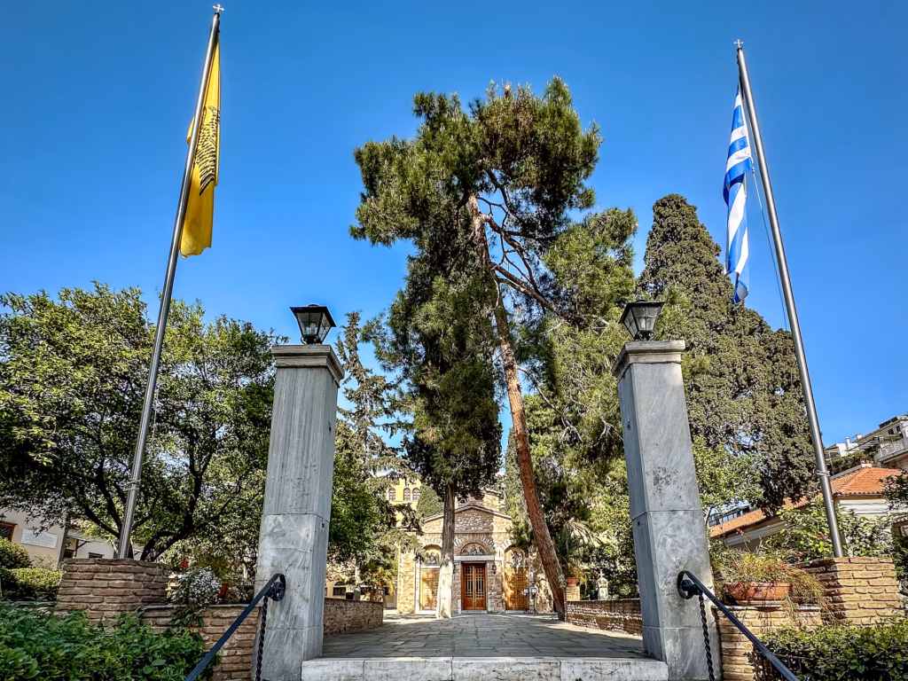 Petraki Monastery is a hidden gem in downtown Athens. Photo by Paul Kostadimas © spotlightsojourns.com