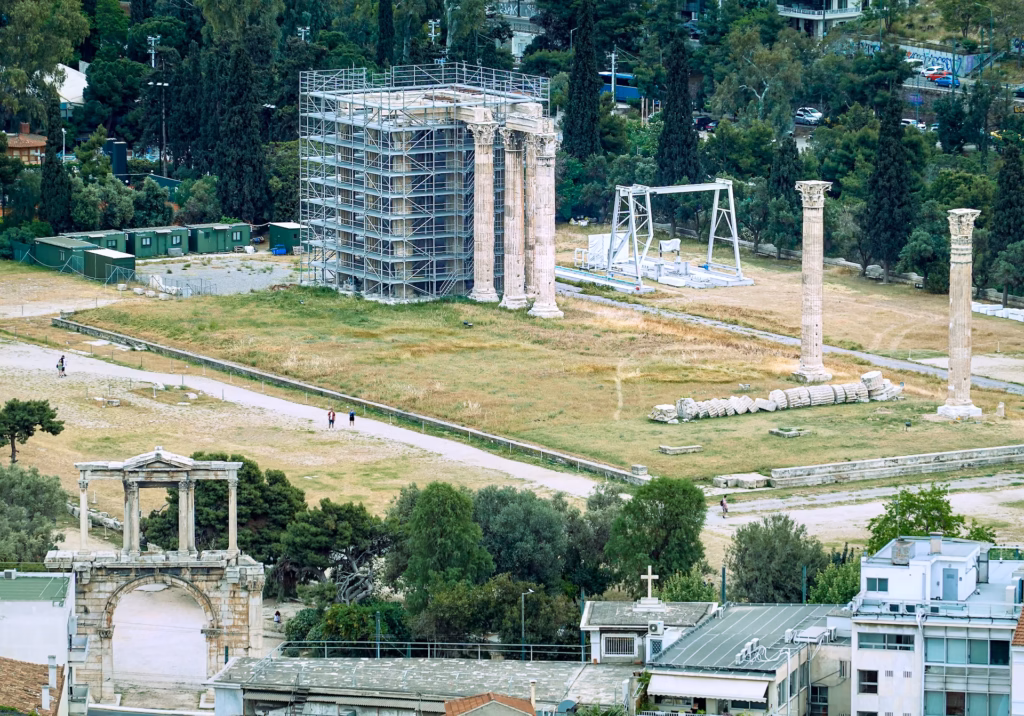 The Temple of Olympian Zeus in Athens Greece. Photo by Paul Kostadimas © SpotlightSojourns.com