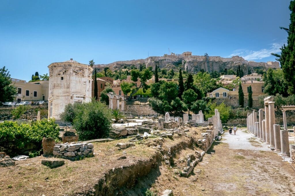 The Tower of the Winds is the gem of the Roman Forum in Athens