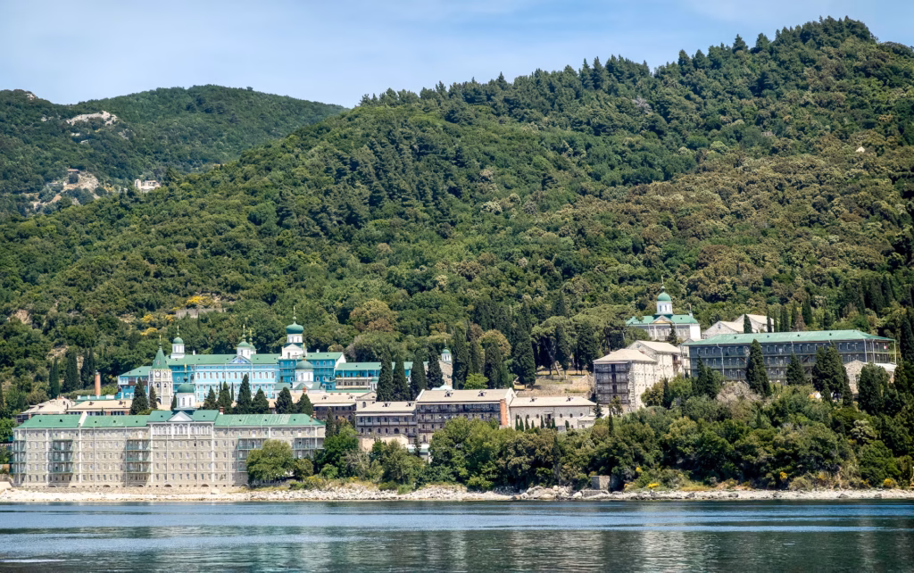St. Panteleimon's Monastery is the most famous monasteri on Mount Athos. Photo by Paul Kostadimas © SpotlightSojourns.com