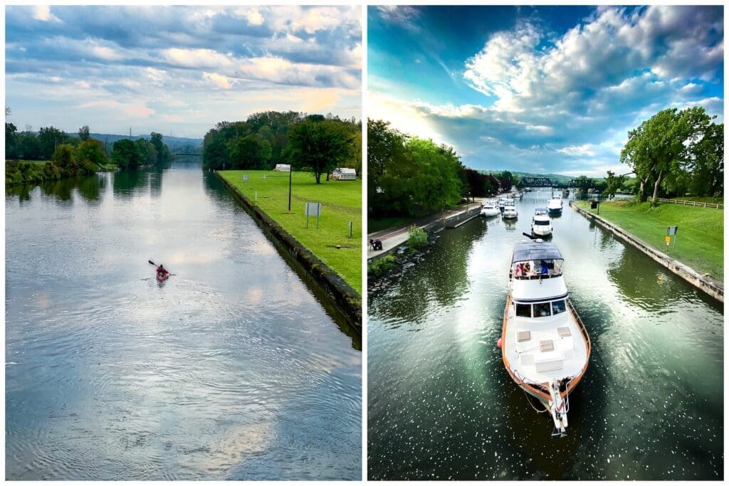 Boating on the Erie Canal, whether on a kayak, motorboat or houseboat, should be on every travel enthusiasts bucket list