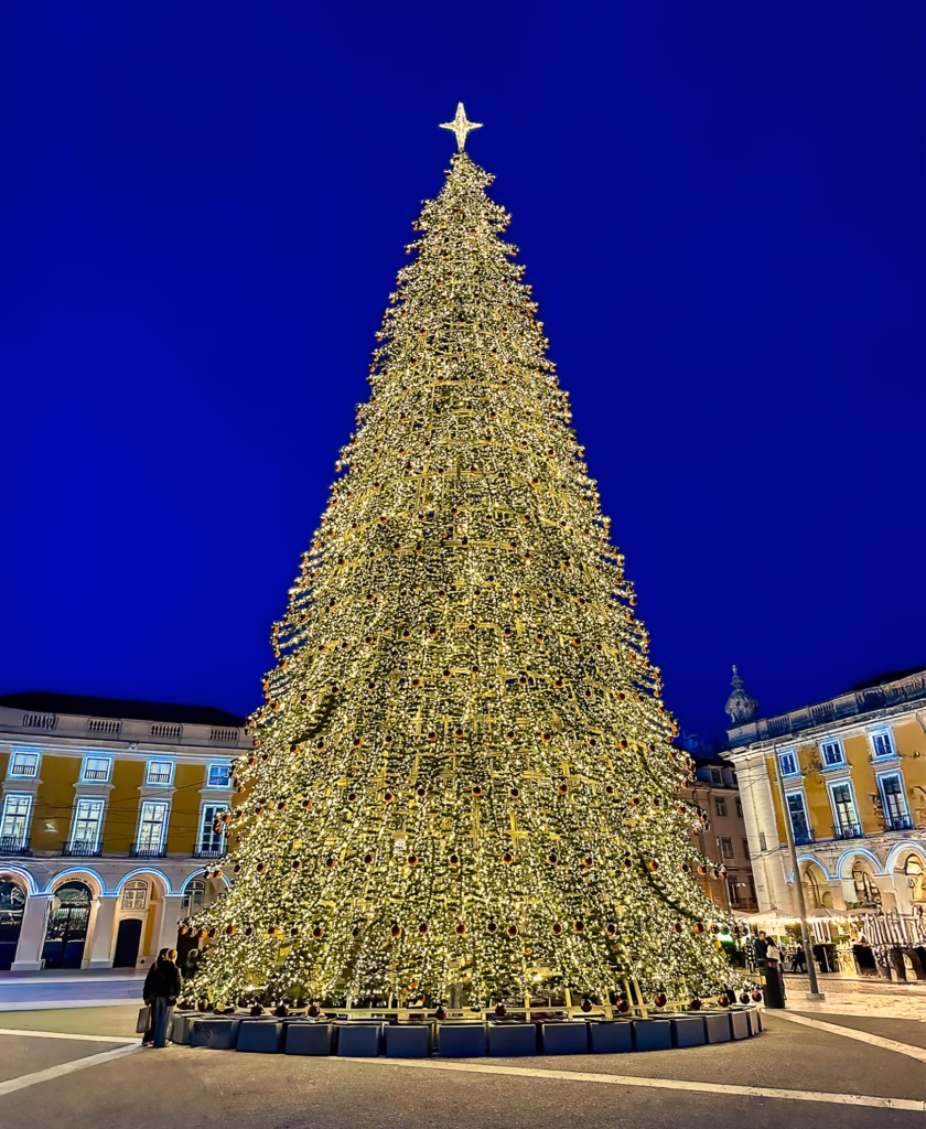 Lisbon Christmas Tree on main square