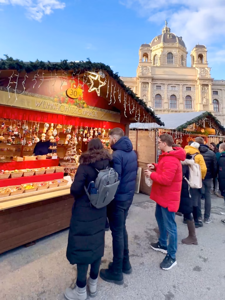 The Christmas Village on Maria-Theresien-Platz is one of Vienna's best Christmas Markets every year