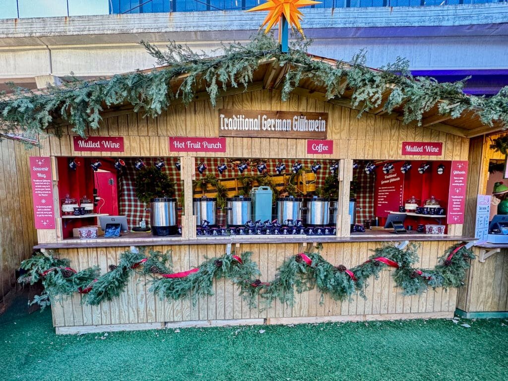 Traditional German Glühwein is a staple of any Christkindl Market