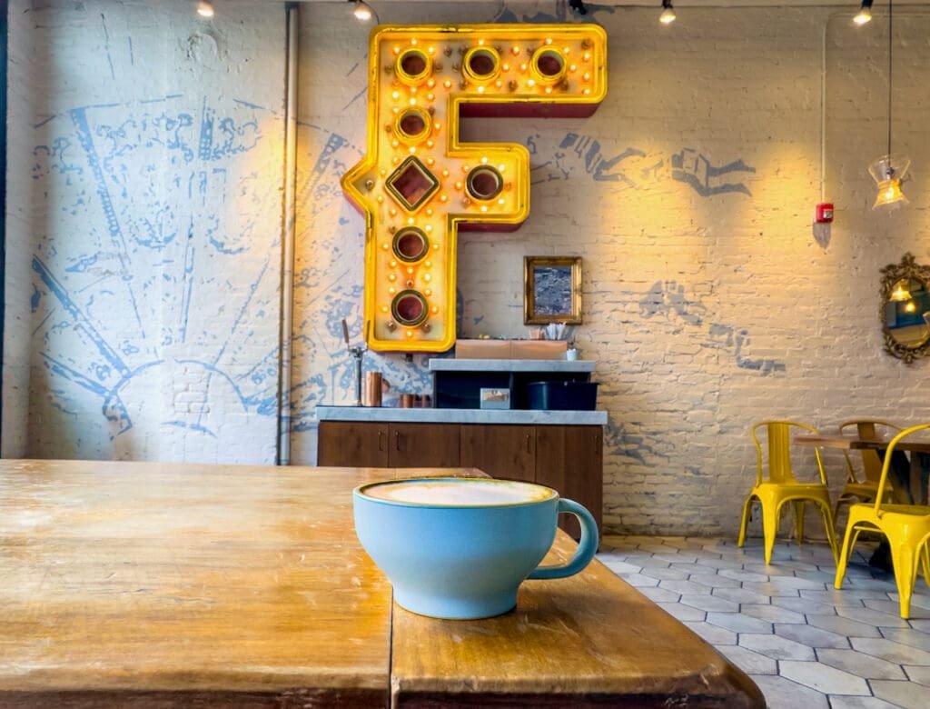 Chicago based francise offering unique setting for its cafe