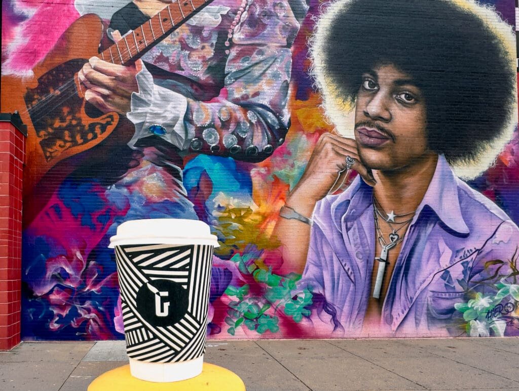 Great locations downtown exploring wonderful mural scenes