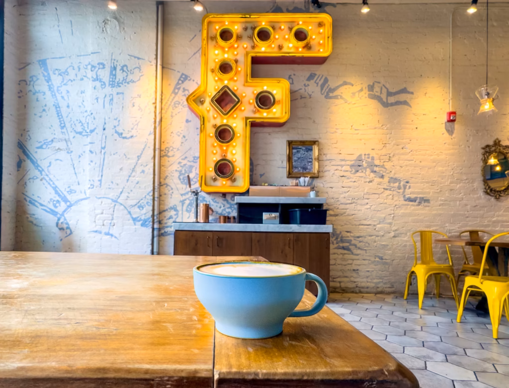 Chicago based francise offering unique setting for its cafe