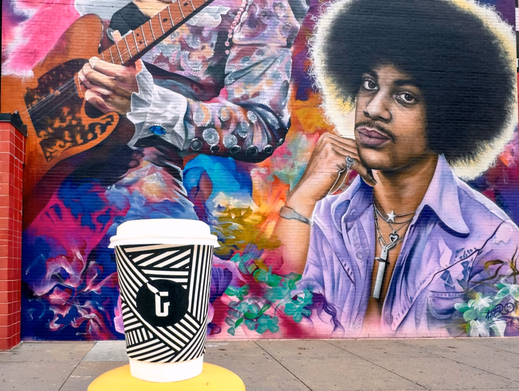Great locations downtown exploring wonderful mural scenes