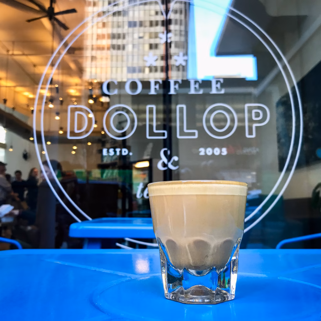 Dollop coffee shop around town offer community and stylized spaces