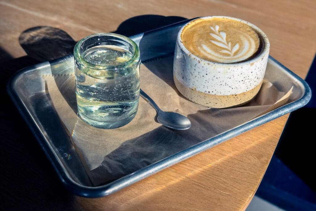 Coffeeshop in the suburb of St Paul MN offering artisanal fare and coffee