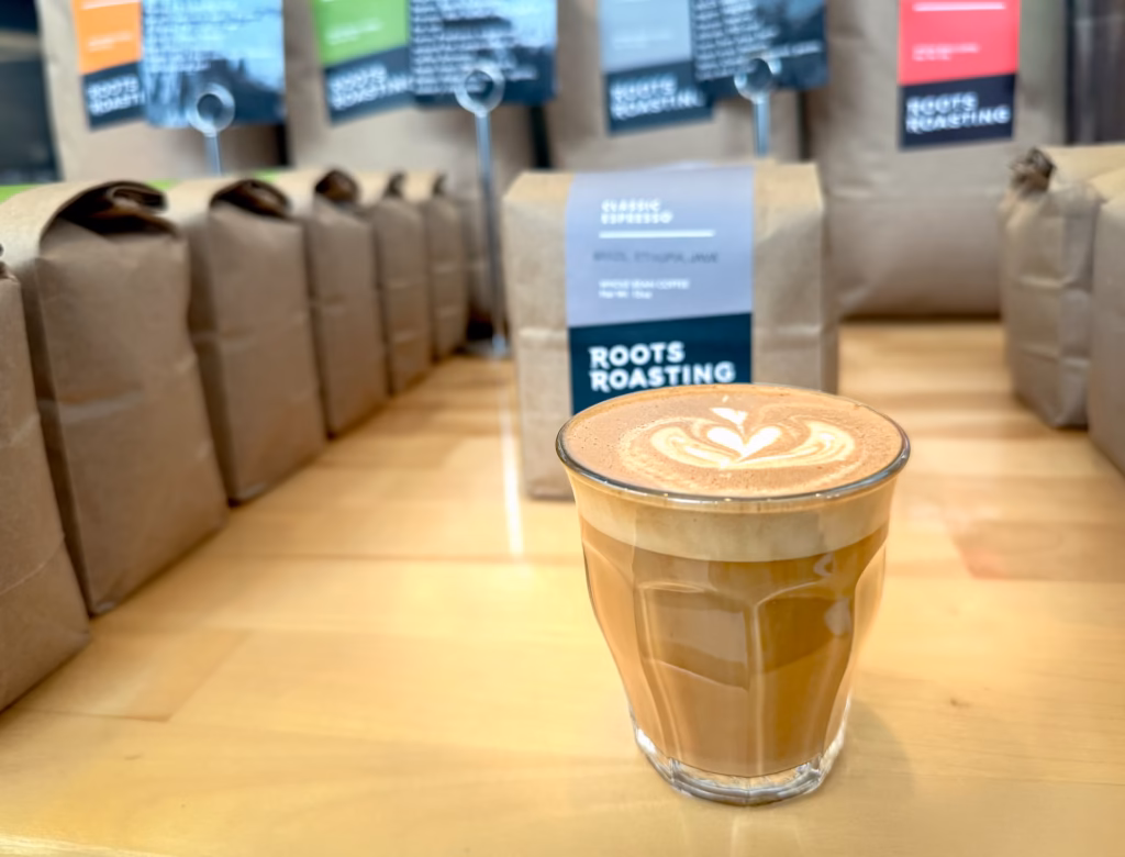 Roots Coffee in St Paul offers highly crafted coffees