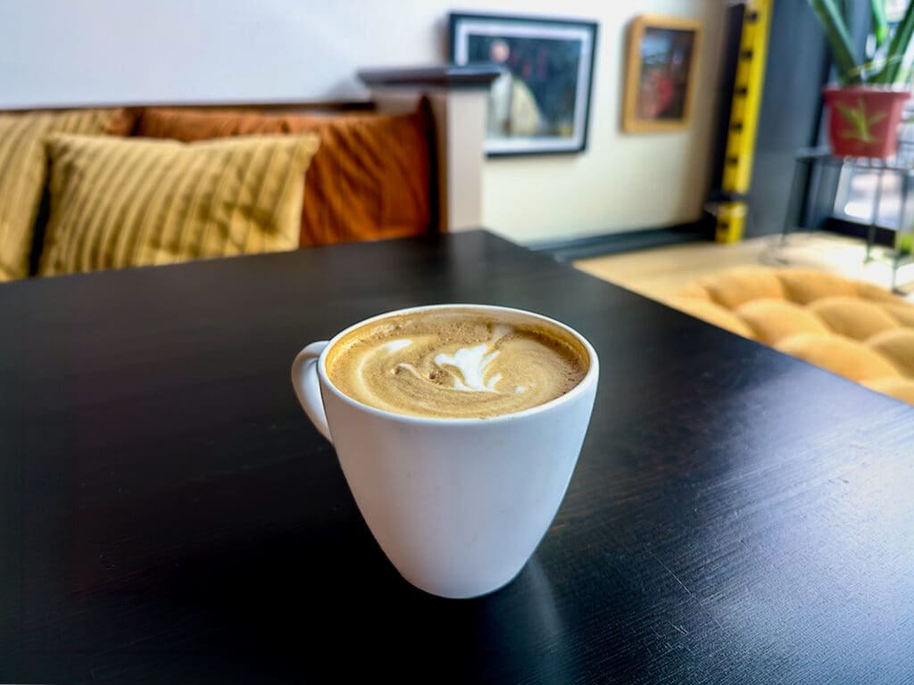 Cozy coffeehouse in an upscale neighborhood of Saint Paul