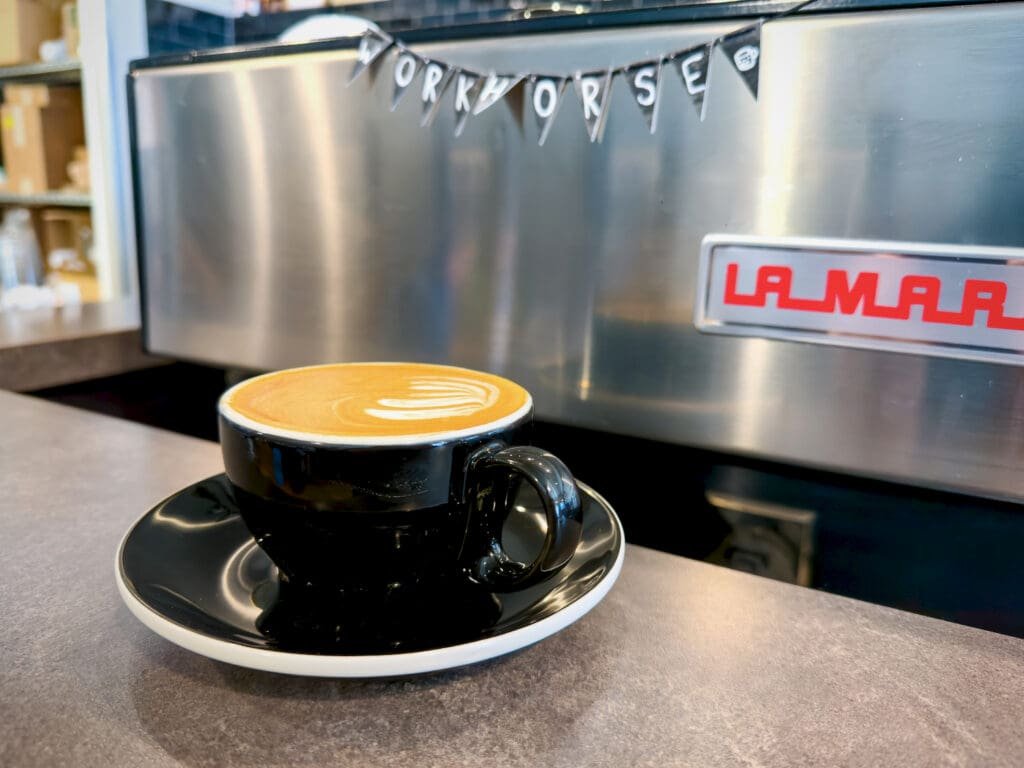 One of the early specialy coffee shops in the area