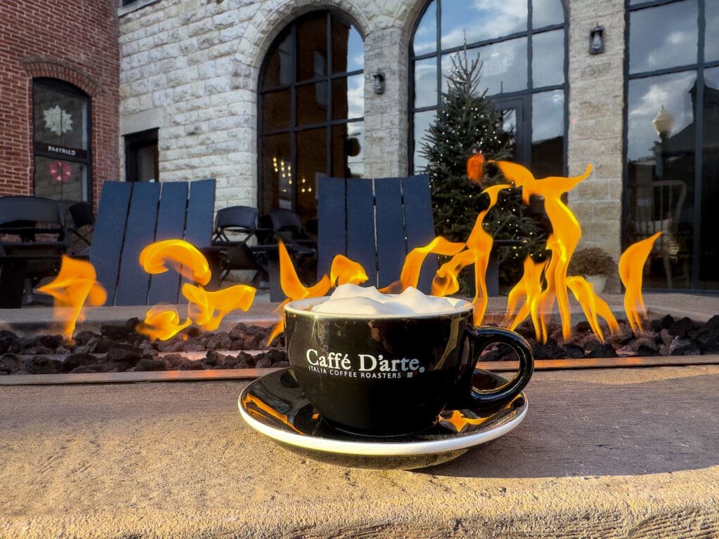 Coffee in hiistoric town of Stillwater