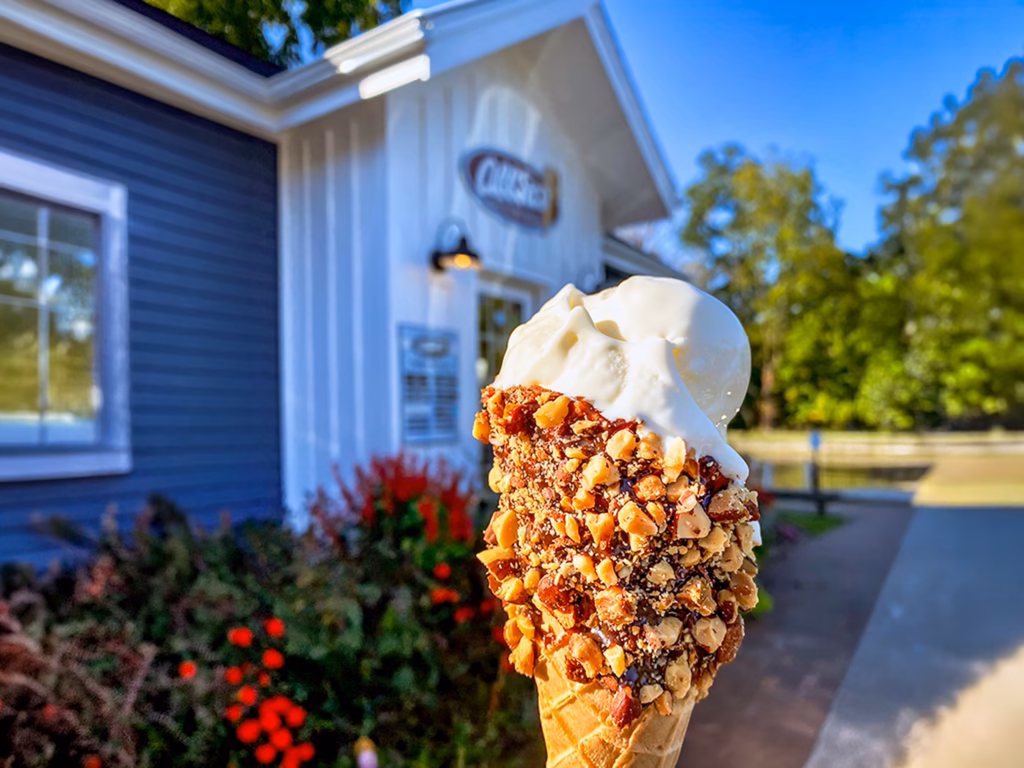 Ice cream cone from Abbott’s Frozen Custard 