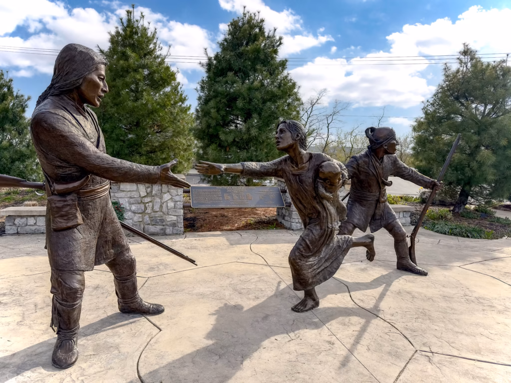 Tuscarora Heroes Monument on Center street in Lewiston New York 