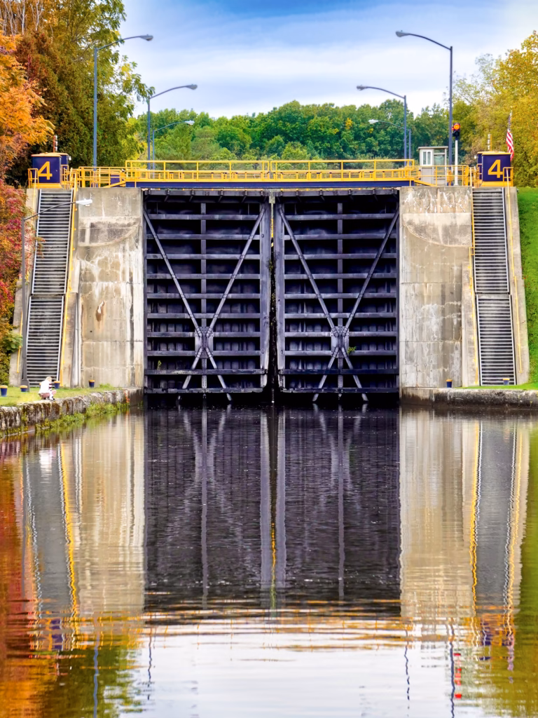 Lock along the Erie Canalway