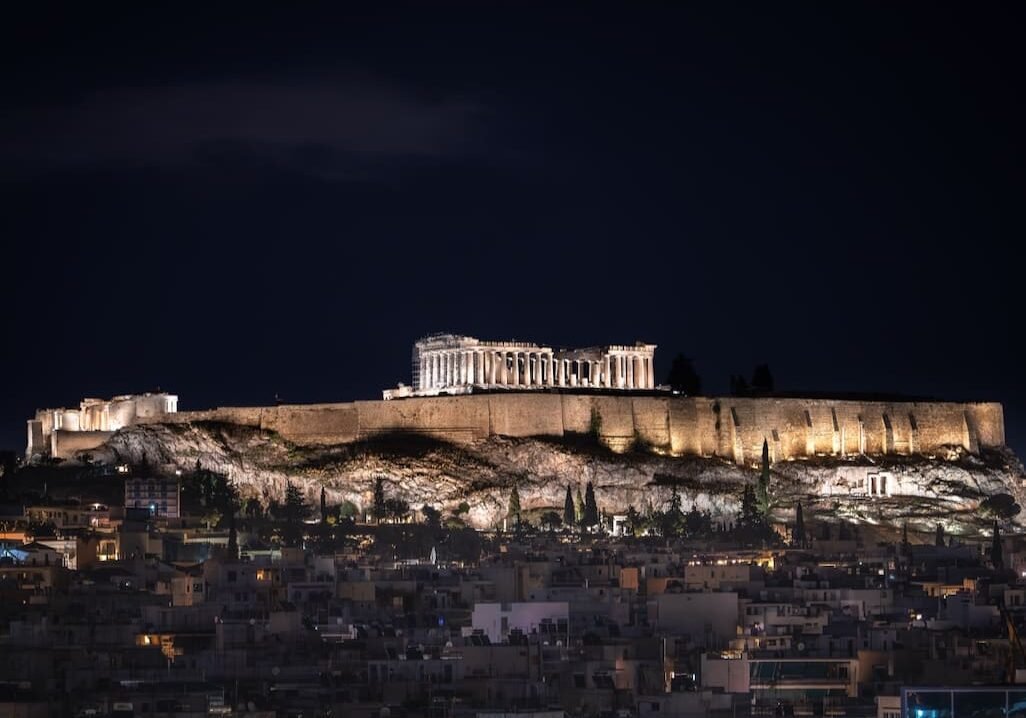 Acropolis at night Athens Greece © Paul Kostadimas SpotlightSojourns.com