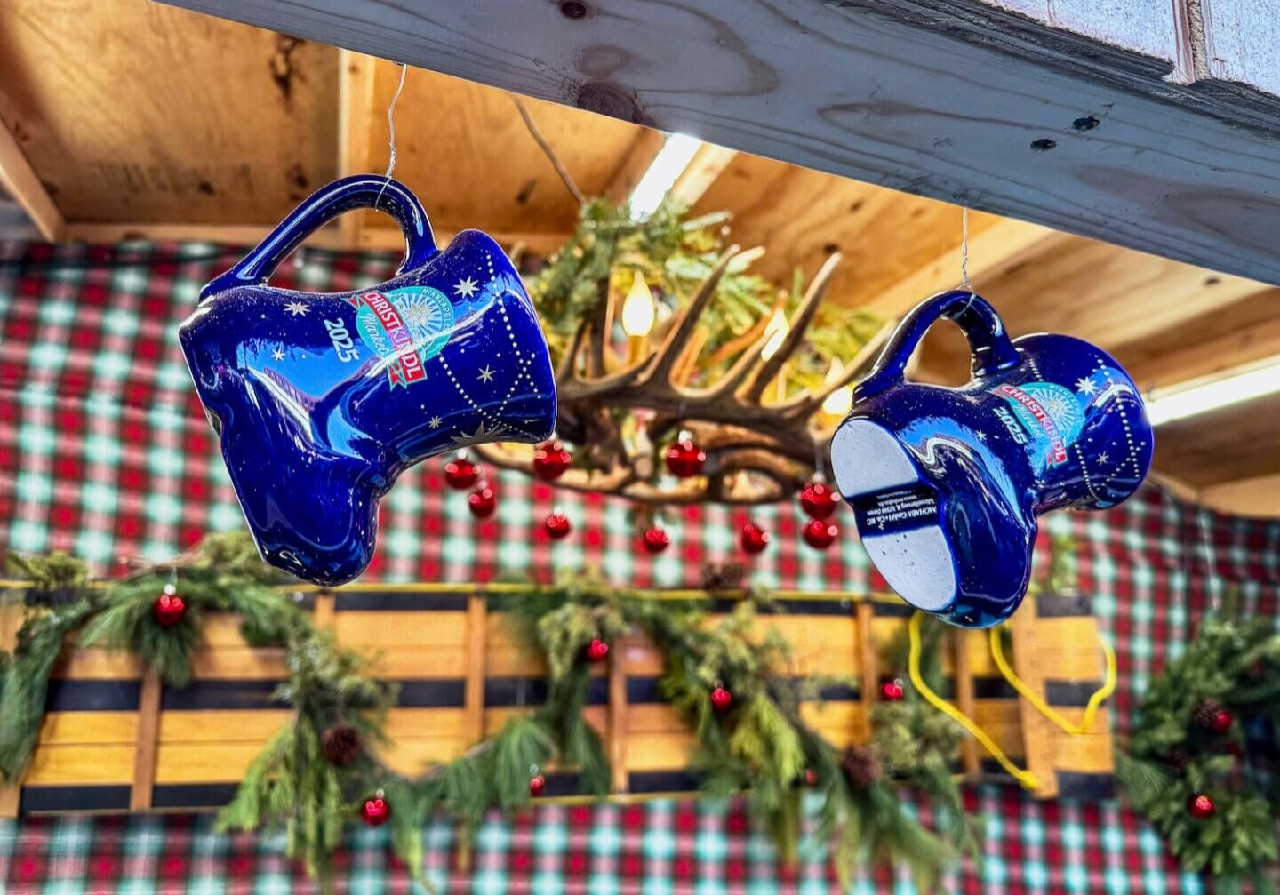 Minneapolis Christkindl Market Ceramic mugs © Spotlight Sojourns